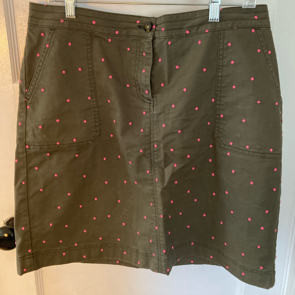 Boden polka dot mini skirt, 10L